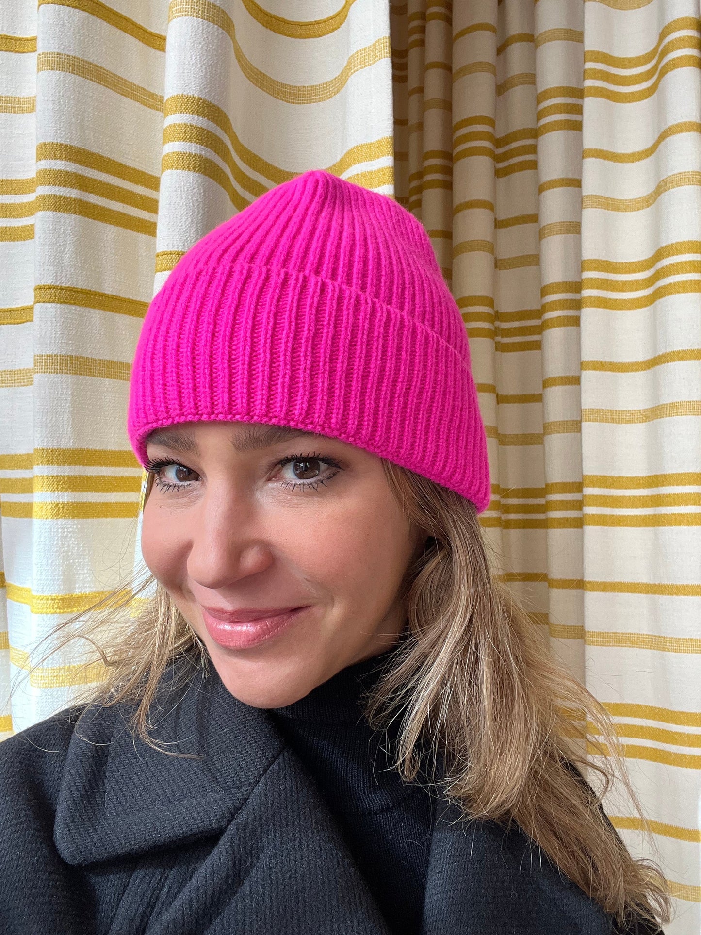 Kašmírová čiapka "Lille" Poppy