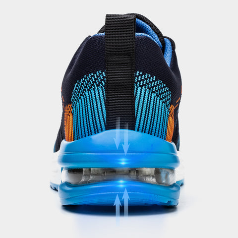SafeSneakers Blue Air – Zapato de seguridad, zapato deportivo, zapato de trabajo, plástico, puntera de acero