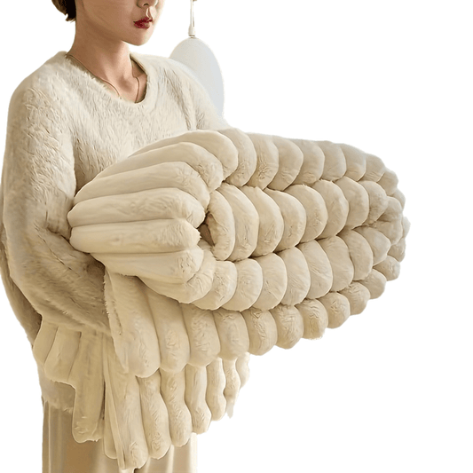 Coperta comfort in peluche a doppio strato