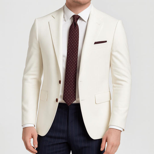 Rizile | Notched Lapel Blazer with Slim Fit