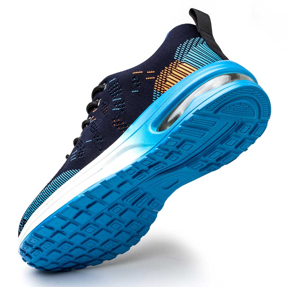 SafeSneakers Blue Air – Zapato de seguridad, zapato deportivo, zapato de trabajo, plástico, puntera de acero